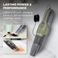 thumbnail image 6 of Shark Cyclone Handheld Vacuum, On-the-Go Cleaning, HyperVelocity Suction, USB Charging, CH700WM, Herb, 6 of 10