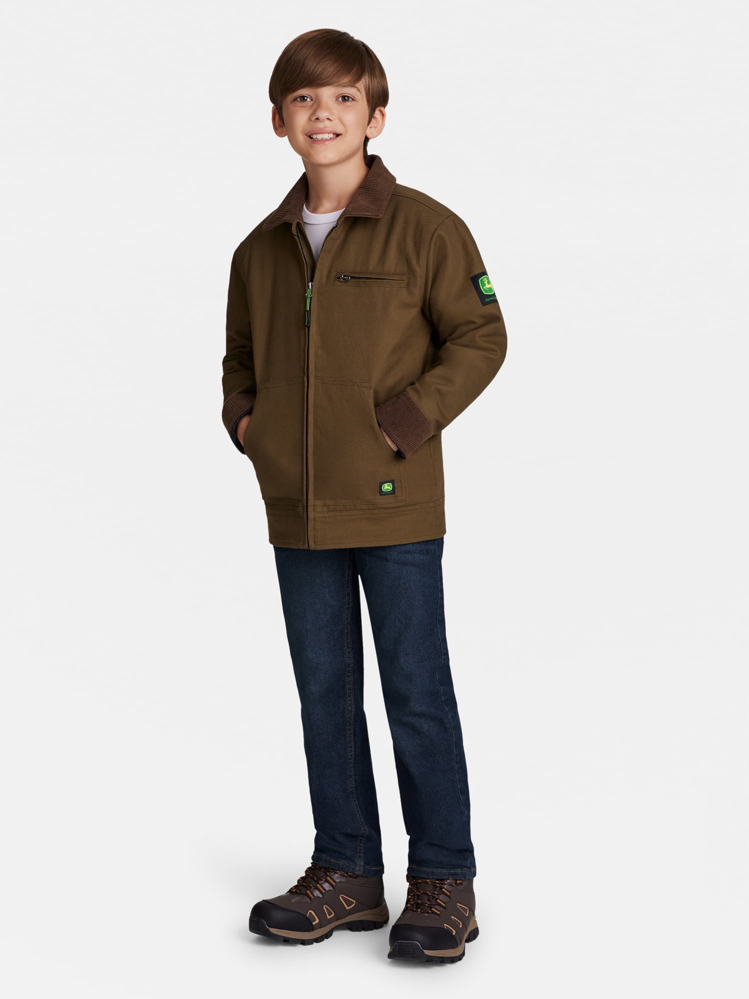 John Deere Boy's Canvas Tractor Jacket, Sizes 4 - 16