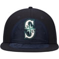 thumbnail image 2 of Men's New Era Navy Seattle Mariners Shadow Logo 59FIFTY Fitted Hat, 2 of 6