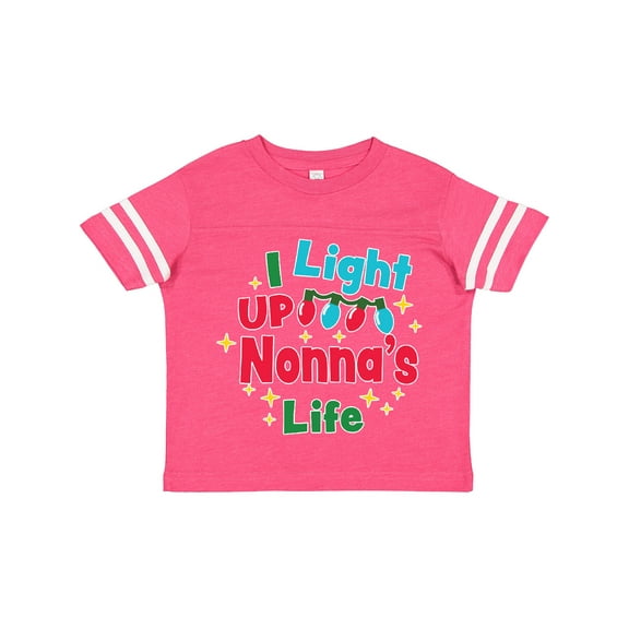 Inktastic Christmas I Light Up Nonna's Life Boys or Girls Toddler T-Shirt