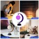 thumbnail image 5 of Lámpara de noche junto a la cama Batería USB Luna Linterna LED para niños Niños (USB púrpura) Likrtyny Para estrenar, 5 of 8
