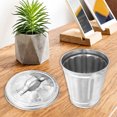 thumbnail image 2 of Milisten 2pcs Small Trash Can Desktop Garbage Bin Multipurpose Storage Buckets Garbage Containers, 2 of 5