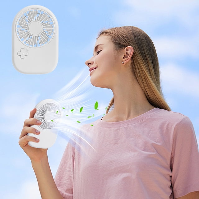 JLFNYA Handheld Fan,Hand Held Fan Rechargeable,USB Rechargeable Fan Battery Operated,Silent Student Dormitory Office Portable Wind Fan,Small Hand Fan for Travel,Camping,Office,Home,Outdoor