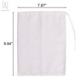 thumbnail image 3 of Gustave 3 Pack Nut Milk Bag Reusable Cheesecloth Bags for Straining Almond/Soy Milk Greek Yogurt, Cold Brew Coffee Tea Beer Juice Strainer Filter Bag, 3 of 10