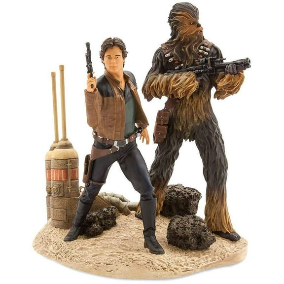 Solo A Star Wars Story Han Solo & Chewbacca Figurine Statue