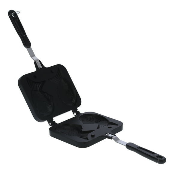 Taiyaki FishShaped Waffle Cake Maker Pan NonStick Double Pan Mold for Kitchen Use