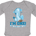 thumbnail image 4 of Inktastic I'm One (football) Boys or Girls Long Sleeve Baby Bodysuit, 4 of 5