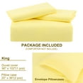 thumbnail image 6 of REGALWOVEN 3 Pieces Duvet Cover Set, Soft Comforter Cover Set Breathable Bedding Quilt Cover Sets with Zipper Closure & Corner Ties Yellow King, 6 of 6