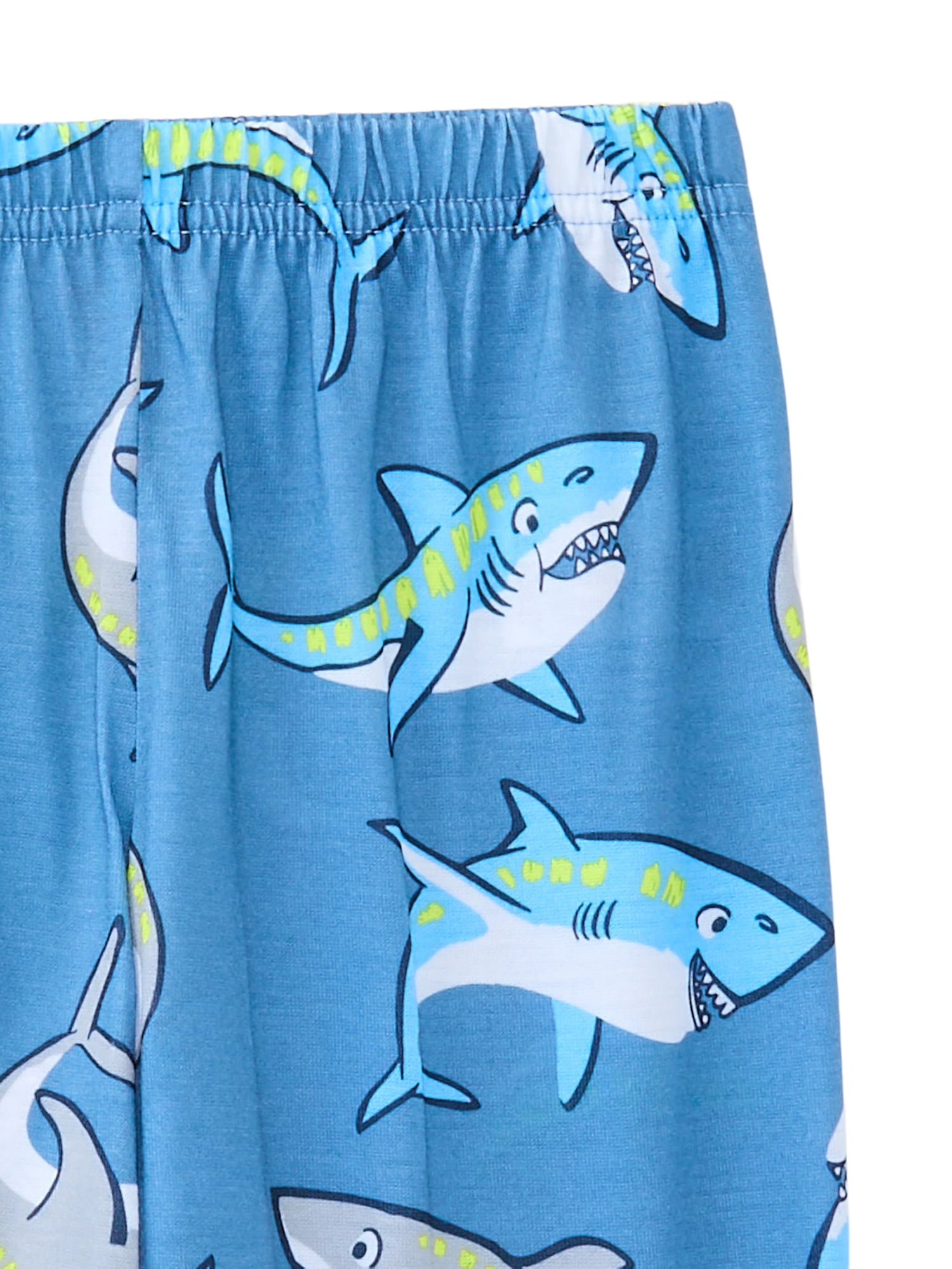 Wonder Nation Boys Graphic Tee and Wide Leg Pants Sleep Set, 2-Piece, Sizes 4-18