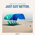 thumbnail image 3 of Shibumi Shade®, la mejor sombra de playa del mundo, el dosel de playa original impulsado por viento®, proporciona 150 pies cuadrados. Pie. de sombra, compacto y fácil de transportar, se instala en 3 m, 3 of 5