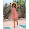 thumbnail image 5 of Flowy Dresses for Women Sleeveless Summer Tank Dress Casual Beach Vacation Pink XXL, 5 of 7