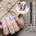 thumbnail image 3 of 8pcs French Manicure Molding Template Fingernail Making Template with Brush, 3 of 5