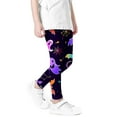 thumbnail image 6 of Girls Halloween Leggings Cute Pumpkin/Ghost/Bats Graphic Printed Soft Stretchy Jeggings Pants Holiday Outfits (5 Years, Style #A), 6 of 7
