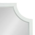 thumbnail image 4 of Kate and Laurel Hogan Wood Framed Full-length Wall Mirror with Scallop Corners, 18x48 Inches, White, 4 of 7