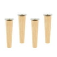 thumbnail image 3 of 4 piezas de Patas de muebles de madera perfecl para armario 15cm Patas de escritorio, 3 of 8