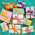 thumbnail image 6 of Pink Gingham Ribbon,QZS Craft Plaid Ribbon for Thanksgiving Bow,1Roll Portable Craft Wrapping Decoration for Indoor,Outdoor,147.6Ft, 6 of 6
