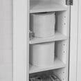 thumbnail image 6 of Haotian  FRG177-W, Free Standing Bathroom Toilet Paper Roll Holder Storage Cabinet - White - White, 6 of 8