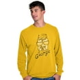 thumbnail image 5 of Georgia Cute GA Moonshine Mason Jar Long Sleeve TShirt Men Women Brisco Brands L, 5 of 6