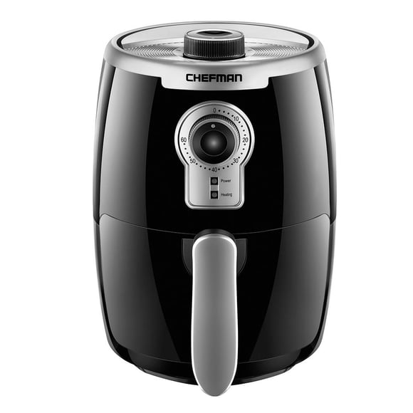 Freidora de Aire Chefman 2 Litros Color Negro