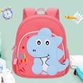 thumbnail image 2 of ibiyuan School Backpacks Cartoon Dinosaur Lightweight Spacious School Bag for Ages 3 to 5, Daycare, Park, Playground, Daily Outdoor Walks, 2 of 4