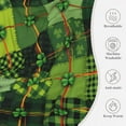 thumbnail image 3 of Throw Blanket Saint Patrick Pattern Warm Cozy Soft Lightweight Flannel Fleece Blanket for Bedroom Sofa Room Home Decorative Fuzzy Blanket 80"x60", 3 of 6