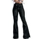 thumbnail image 1 of Minnieouse Pantalones vaqueros de pierna ancha para mujer, pantalones acampanados de cintura alta, pantalones vaqueros informales de realce de Prendas para la parte inferior del cuerpo Negro L, 1 of 6