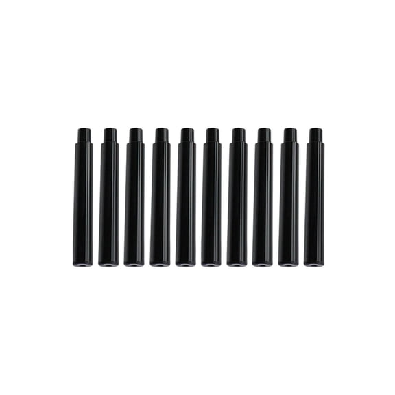 Thermal Erasable Fountain Pen Ink Cartridge 10-Pack, 3.4mm Replaceable Ink Refill, Black Compatible with Many Fountain Pens, Hassle-Free Correction Pen Accessories
