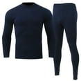 thumbnail image 2 of XINPING Thermal Underwear for Men Long Johns Set, Lined Moisture Wicking 4 Way Stretch, Quick Dry Base Layer Top Bottom, Ideal for Skiing Running and Outdoor, 2 of 8