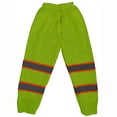 thumbnail image 2 of Petra Roc LMPO-CE-2X-3X 2 in. Lime Mesh Traffic Pants & Orange Contrast Binding Silver Reflective Tapes Ansi Class E, 2X & 3X, 2 of 3