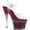 Clear/Berry Glitter Inserts Synthetic, variant on Women's Pleaser Sky 308G-T Ankle Strap Sandal