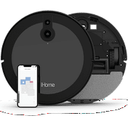 iHome AutoVac Luna 2-in-1 Robot Vacuum and Vibrating Mop with Front Laser Navigation, Strong Suction & App Control