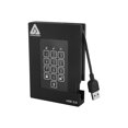 thumbnail image 1 of Apricorn 2TB Aegis Padlock Fortress FIPS 140-2 Nivel 2 Disco duro USB 3.0 cifrado de 256 bits validado con acceso PIN (A25-3PL256-2000F), 1 of 1