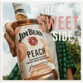 thumbnail image 5 of Jim Beam Peach Infused Straight Bourbon Flavored Whiskey, 10 Pack 50 ml PET Bottles, 33% ABV, 5 of 8
