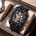 thumbnail image 2 of Wristwatch for Men Fashion Casual Cool Big Dial Watch Luminous Waterproof Sport Analog Quartz Business Mens Watches Silicon Strap Dress Watch, 2 of 4