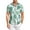 Mint Green #8, variant on Dresfit Polo Shirts for Men Graphic Button Down Hawaiian Shirt 2026 Spring Short Sleeve Holiday Mokaloha Shirt Oversized Floral Loose Beach Aloha Shirt Royal Blue XL