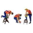 thumbnail image 2 of lionlar 1:87 Scale People Figure Miniatures Mini Human Figurines Realistic Architectural 3pcs Figures Set, 2 of 9