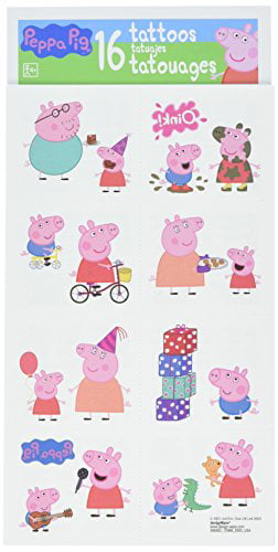 Buy Party Propz 6Set Peppa Pig Theme Temporary Tattoos for Peppa Pig  Birthday Decoration Or Goodie Bag Things Online at desertcartKUWAIT