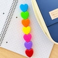 thumbnail image 6 of Wrapables Mini Stackable Highlighters, Cute Multi-color Markers, Hearts, 6 of 6