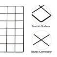 thumbnail image 3 of Uxcell 16"x12" Wire Grid Panel, 1 Pack Wall Grid Panels Board Photo Display Decor Hanging Organizer, Black, 3 of 5