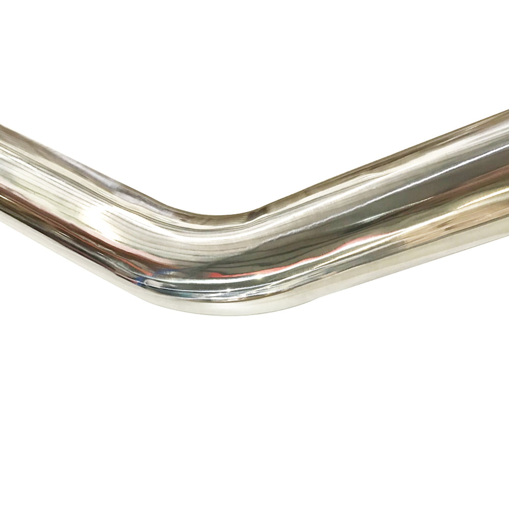 3" OD 45 Degree Stainless Steel Exhaust Piping Tubing Tube Pipe 2 Feet