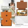 thumbnail image 6 of Dteck Case Fits Samsung Galaxy Tab A7 Lite 8.7 Inch (SM-T225/T220), Multi-Angle Viewing Stand Hybrid Hard Shockproof Drop Protective Shell Cover for Samsung Tab A7 Lite Tablet 2021 (Khaki), 6 of 8