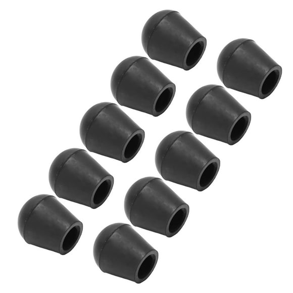 Walking Stick Tips, Round Flexible Texture 19mm Cane Tip 10pcs For Bath Chair Foot