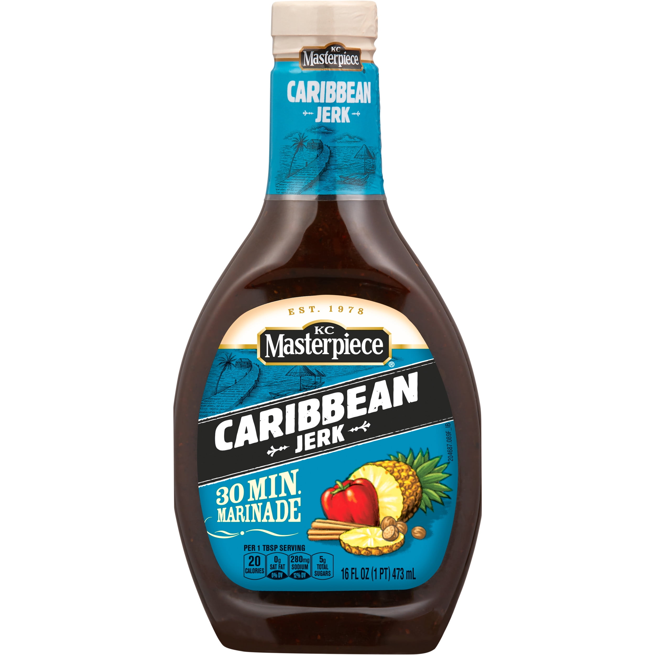 KC Masterpiece Caribbean Jerk Marinade, 16 Ounces