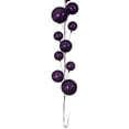 thumbnail image 4 of Vickerman 10' Plum Pearl Branch Ball Wire Garland., 4 of 4