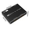 thumbnail image 4 of Divisor DisplayPort para dos monitores Divisor DP a DP Compatible con HDMI 8K@30HZ para pantallas múltiples simultáneas, 4 of 8