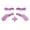 Light Purple, variant on BIMZUC 5 Pcs Controller Paddle and D Pad Precise Fit Stainless Steel D Pad Paddles Replacement for Elite Series 2 and Core Red