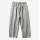 thumbnail image 3 of Pantalones largos para hombre, moda de verano, lisos, informales, con cintura elástica y bolsillos, 3 of 5
