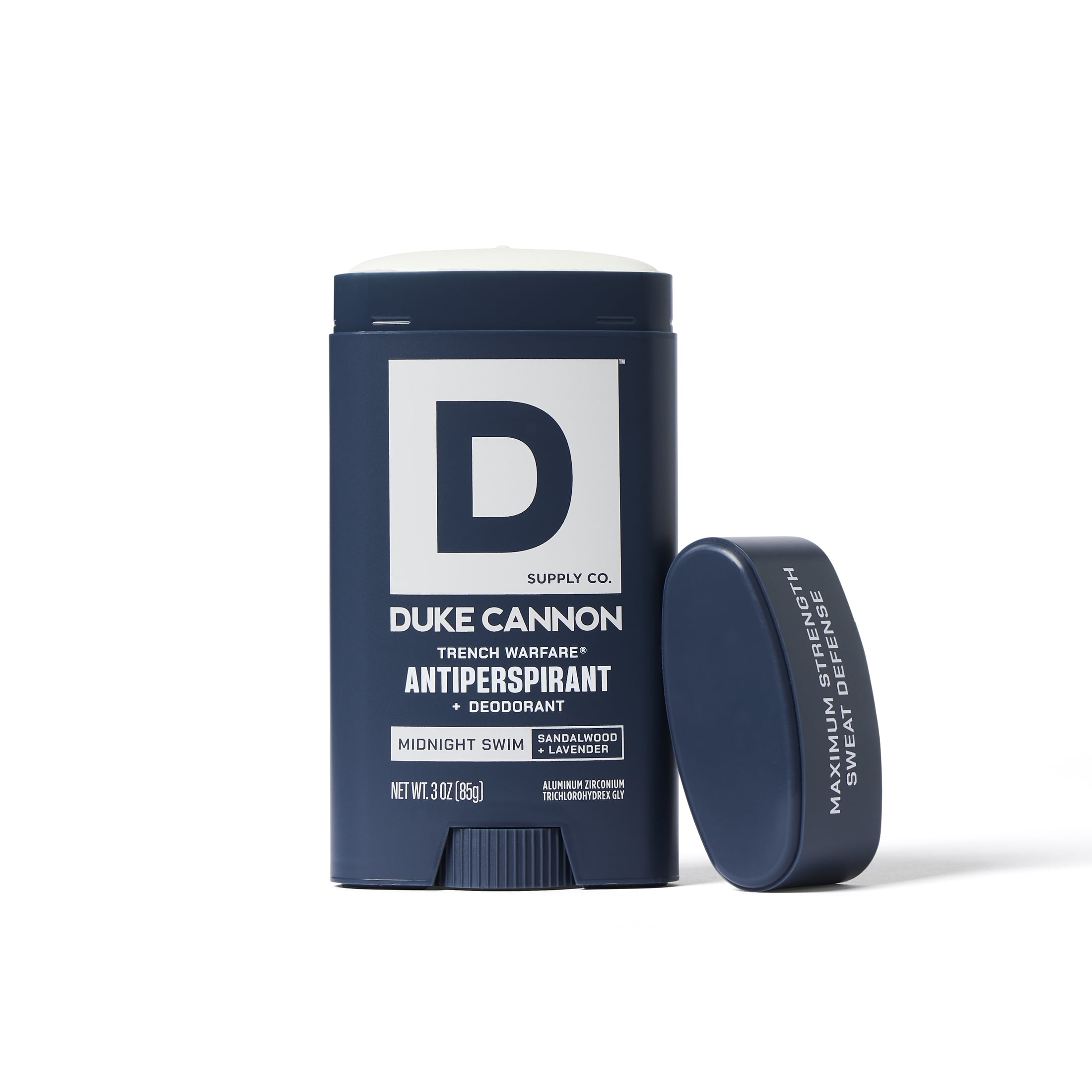 Duke Cannon Trench Warfare® Antiperspirant Deodorant Stick, Midnight Swim, 3 oz