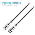 thumbnail image 4 of MYG 2pcs 7 Sections Telescopic Antenna BNC Connector for Radio Scanner/VHF/UHF/AM/FM, 4 of 9