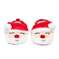 thumbnail image 3 of Baby Christmas Crib Shoes Soft Sole Anti-Slip Cartoon Slippers, 3 of 5